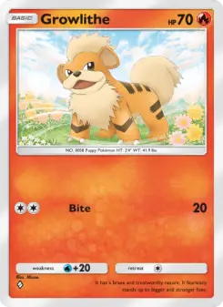 Pokémon-Karte Growlithe 039/226