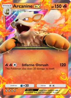 Pokémon-Karte Arcanine ex 041/226