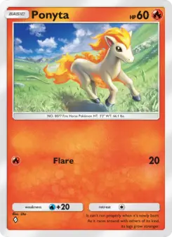 Pokémon-Karte Ponyta 042/226