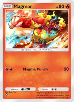 Pokémon-Karte Magmar 044/226
