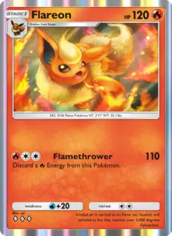 Pokémon-Karte Flareon 045/226