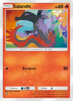 Pokémon-Karte Salandit 049/226