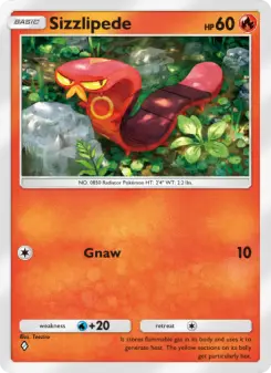 Pokémon-Karte Sizzlipede 051/226