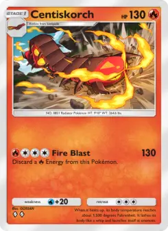 Pokémon-Karte Centiskorch 052/226