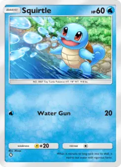 Pokémon-Karte Squirtle 053/226