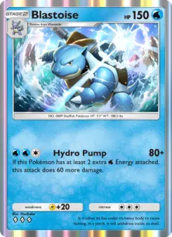 Pokémon-Karte Blastoise 055/226