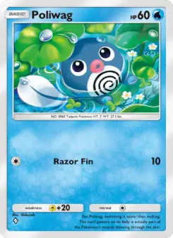 Pokémon-Karte Poliwag 059/226