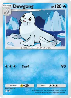 Pokémon-Karte Dewgong 065/226