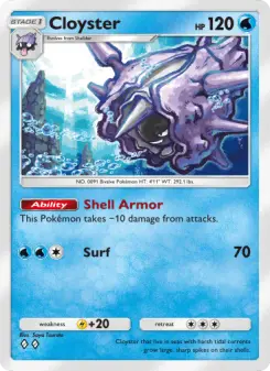 Pokémon-Karte Cloyster 067/226