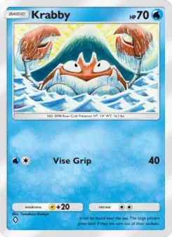 Pokémon-Karte Krabby 068/226