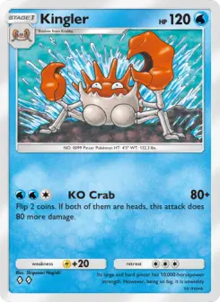 Pokémon-Karte Kingler 069/226