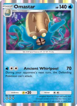 Pokémon-Karte Omastar 082/226