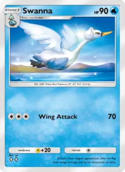 Pokémon-Karte Swanna 086/226
