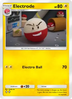 Pokémon-Karte Electrode 100/226