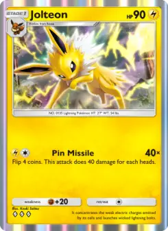 Pokémon-Karte Jolteon 102/226