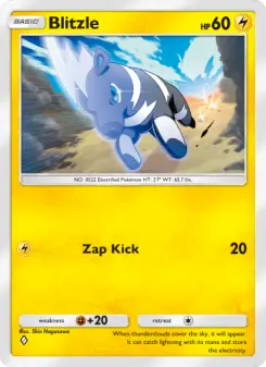 Pokémon-Karte Blitzle 105/226