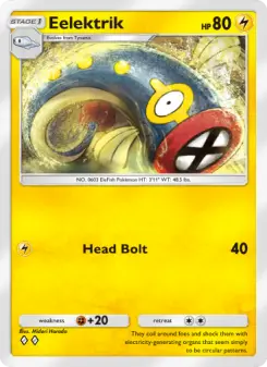 Pokémon-Karte Eelektrik 108/226