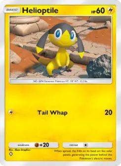 Pokémon-Karte Helioptile 110/226