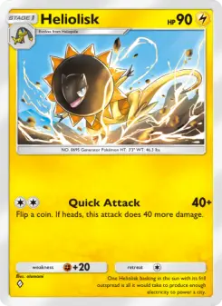 Pokémon-Karte Heliolisk 111/226