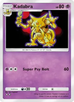 Pokémon-Karte Kadabra 116/226