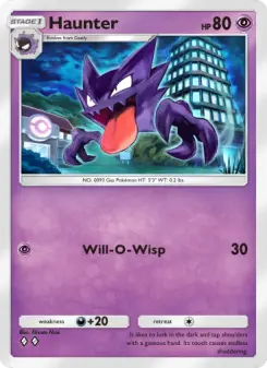 Pokémon-Karte Haunter 121/226