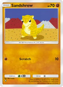 Pokémon-Karte Sandshrew 137/226