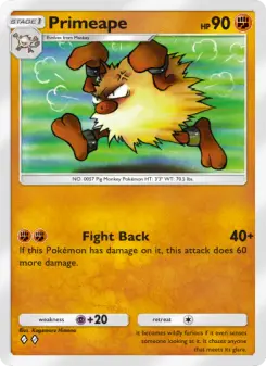 Pokémon-Karte Primeape 142/226
