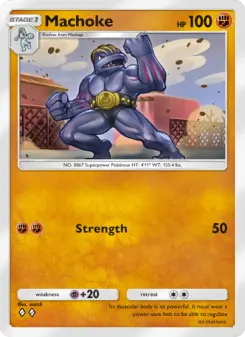 Pokémon-Karte Machoke 144/226
