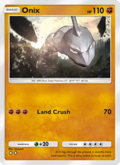 Pokémon-Karte Onix 150/226