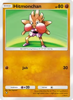 Pokémon-Karte Hitmonchan 155/226