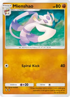Pokémon-Karte Mienshao 161/226