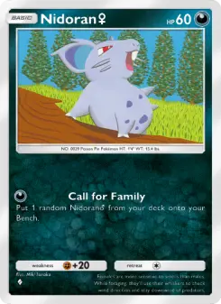 Pokémon-Karte Nidoran♀ 166/226