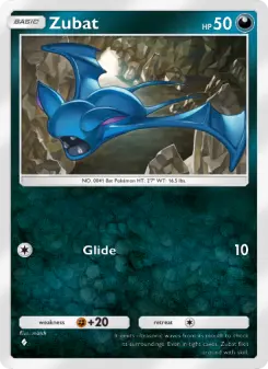 Pokémon-Karte Zubat 172/226