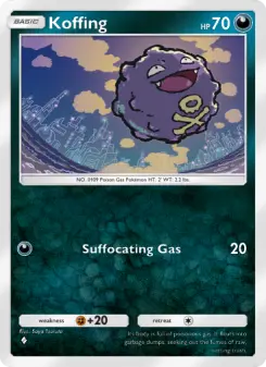 Pokémon-Karte Koffing 176/226