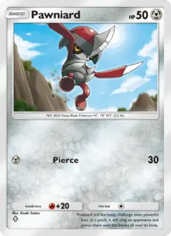 Pokémon-Karte Pawniard 179/226