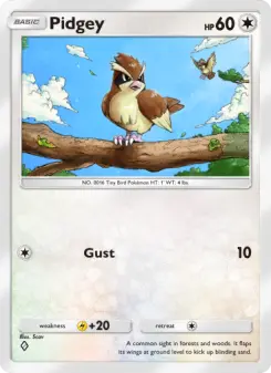 Pokémon-Karte Pidgey 186/226
