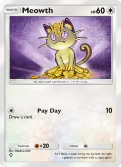 Pokémon-Karte Meowth 196/226