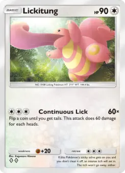 Pokémon-Karte Lickitung 201/226