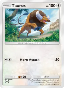 Pokémon-Karte Tauros 204/226