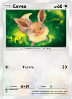 Pokémon-Karte Eevee 206/226