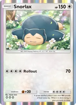 Pokémon-Karte Snorlax 211/226