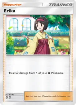 Pokémon-Karte Erika 219/226