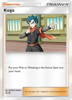 Pokémon-Karte Koga 222/226