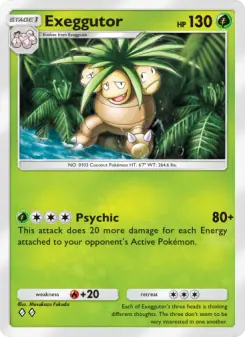 Pokémon-Karte Exeggutor 002/068