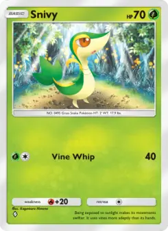 Pokémon-Karte Snivy 004/068