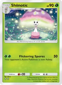 Pokémon-Karte Shiinotic 008/068