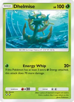 Pokémon-Karte Dhelmise 009/068