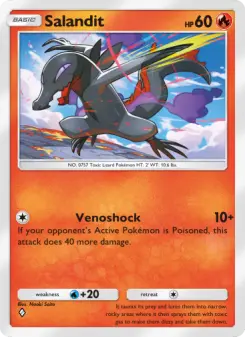 Pokémon-Karte Salandit 015/068