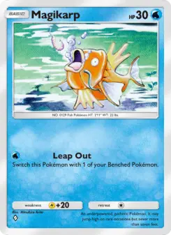 Pokémon-Karte Magikarp 017/068
