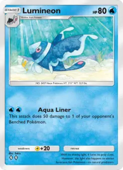Pokémon-Karte Lumineon 021/068
